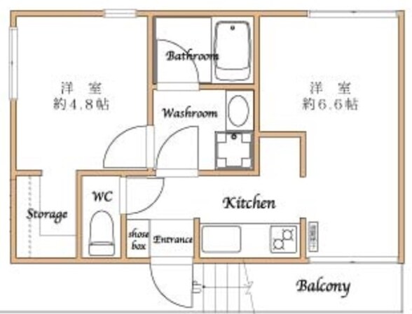 Gleam Houseの物件間取画像